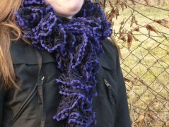 Ve fialové krajce - náhrdelník