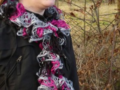 Ve fialové krajce - náhrdelník