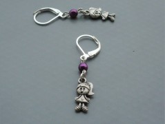 Ve fialové krajce - náhrdelník