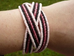 Ve fialové krajce - náhrdelník