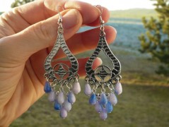 Ve fialové krajce - náhrdelník