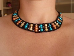 Ve fialové krajce - náhrdelník