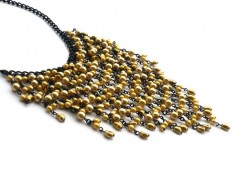 Ve fialové krajce - náhrdelník