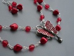 Ve fialové krajce - náhrdelník