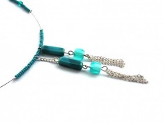 Ve fialové krajce - náhrdelník