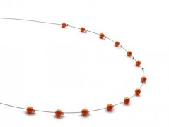 Ve fialové krajce - náhrdelník