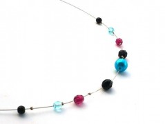 Ve fialové krajce - náhrdelník