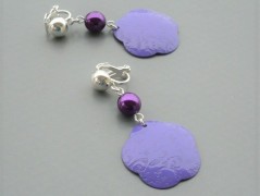 Ve fialové krajce - náhrdelník