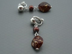 Ve fialové krajce - náhrdelník