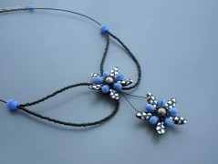 Ve fialové krajce - náhrdelník