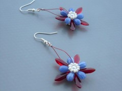 Ve fialové krajce - náhrdelník