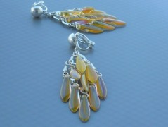 Ve fialové krajce - náhrdelník