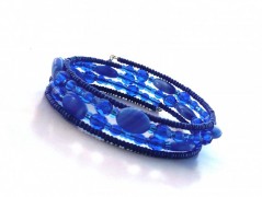 Ve fialové krajce - náhrdelník