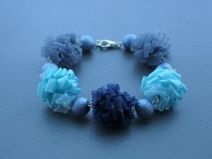 Ve fialové krajce - náhrdelník