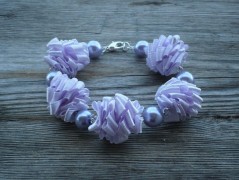 Ve fialové krajce - náhrdelník