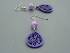 Ve fialové krajce - náhrdelník