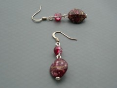 Ve fialové krajce - náhrdelník