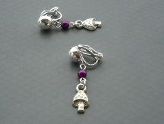 Ve fialové krajce - náhrdelník