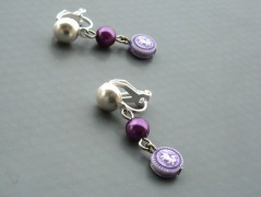 Ve fialové krajce - náhrdelník