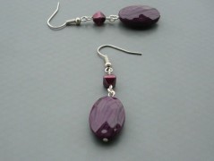 Ve fialové krajce - náhrdelník