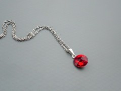 Ve fialové krajce - náhrdelník