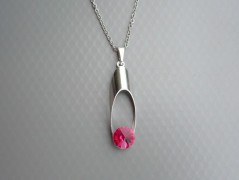 Ve fialové krajce - náhrdelník