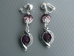 Ve fialové krajce - náhrdelník