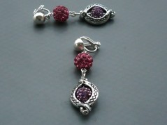 Ve fialové krajce - náhrdelník