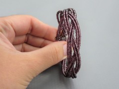 Ve fialové krajce - náhrdelník