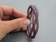 Ve fialové krajce - náhrdelník