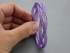 Ve fialové krajce - náhrdelník