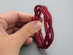 Ve fialové krajce - náhrdelník