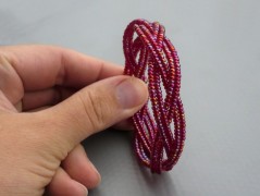 Ve fialové krajce - náhrdelník