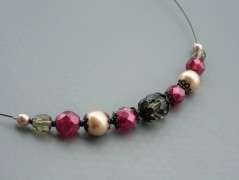 Ve fialové krajce - náhrdelník