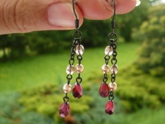 Ve fialové krajce - náhrdelník