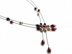 Ve fialové krajce - náhrdelník