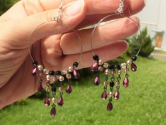 Ve fialové krajce - náhrdelník