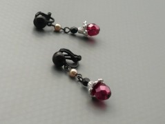 Ve fialové krajce - náhrdelník