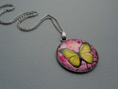 Ve fialové krajce - náhrdelník