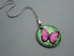 Ve fialové krajce - náhrdelník