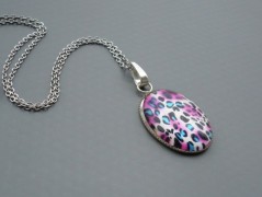 Ve fialové krajce - náhrdelník