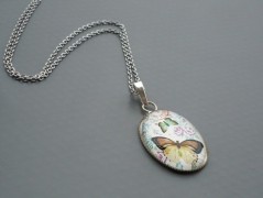 Ve fialové krajce - náhrdelník