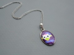 Ve fialové krajce - náhrdelník