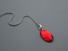 Ve fialové krajce - náhrdelník