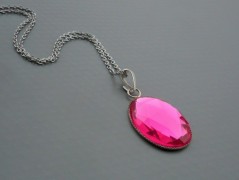 Ve fialové krajce - náhrdelník