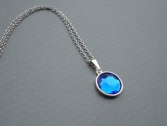 Ve fialové krajce - náhrdelník