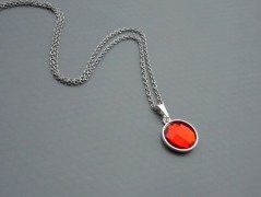 Ve fialové krajce - náhrdelník