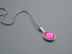 Ve fialové krajce - náhrdelník