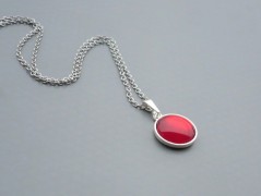 Ve fialové krajce - náhrdelník