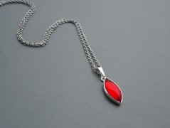 Ve fialové krajce - náhrdelník